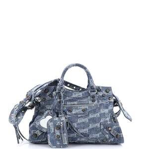 Balenciaga Neo Cagole City Bag Bb Denim #244325B19B